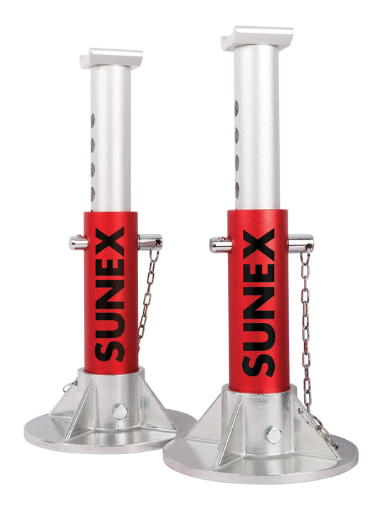 Sunex 1003AJ - 3 Ton Aluminum Pin Type Jack Stand (Pair)