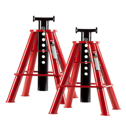 Sunex 1310 - 10 Ton Medium Height Pin Type Jack Stand (Pair)