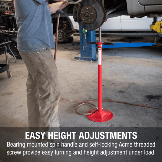 Sunex 6811 - 1,500 libras. Soporte de soporte corto debajo del polipasto