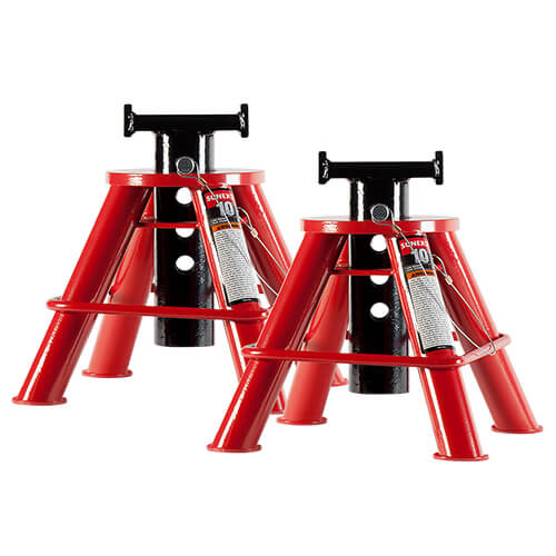 Load image into Gallery viewer, Sunex 1210 - 10 Ton Low Height Pin Type Jack Stand (Pair)
