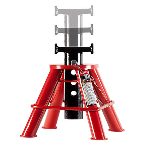 Sunex 1210 - 10 Ton Low Height Pin Type Jack Stand (Pair)