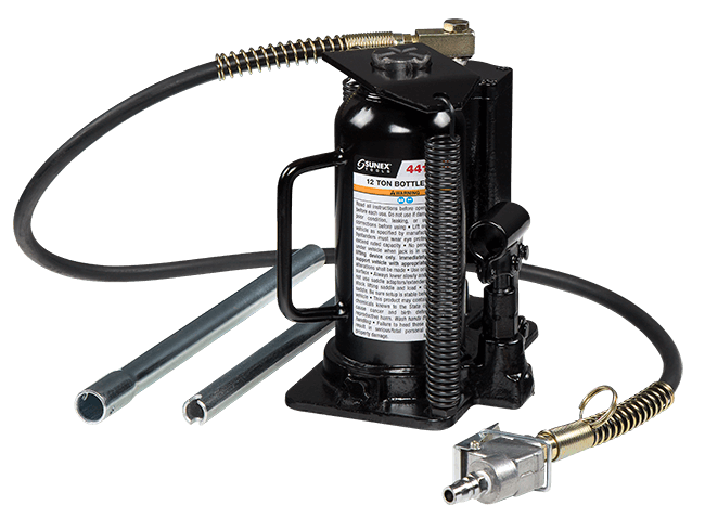 Load image into Gallery viewer, Sunex 4412AH - 12 Ton Air/Hydraulic Fully Welded Bottle Jack
