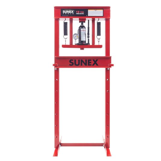 Sunex 5712 - Prensa de taller manual de 12 toneladas